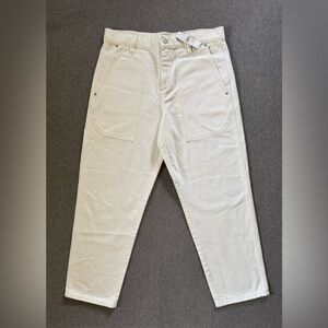 J.Crew cropped straight‎ leg high rise utility jeans women’s 29T NWT